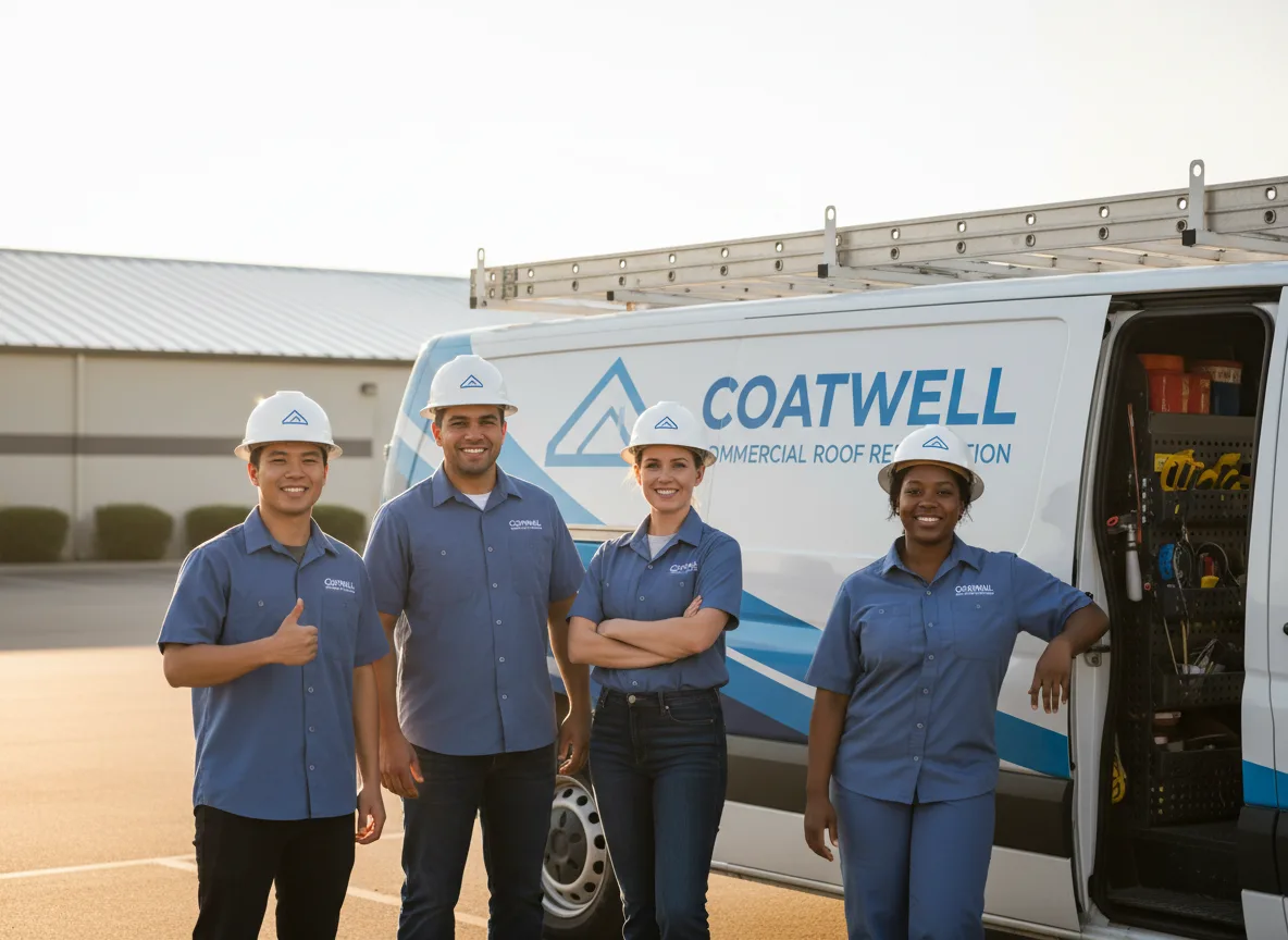 Commercial roof coating company in Islip, NY